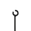 Achla Designs 6pk 46" Wrought Iron Outdoor O-Hook Railing Poles For String Lights - 4 of 4