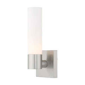 Livex Lighting Aero 1 - Light Sconce in  Brushed Nickel - 1 of 2