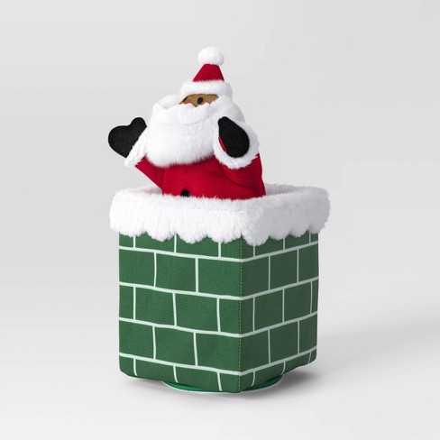 20 inch animated top chimney santa