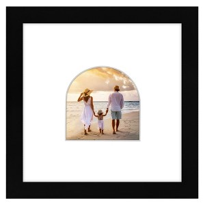 Americanflat Picture Frame with Oval Mat Insert and Shatter-Resistant Glass - Signature Collection - Photo Frame for Wall Display - 1 of 4