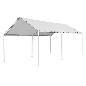 BestMassage Carport Canopy Tent Heavy Duty Car Port Waterproof Party Tent, White - 1 of 4