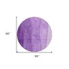Purple And Lavender Ombre Washable Indoor Outdoor Area Rug - 3 of 4