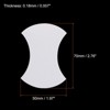 Unique Bargains Large Axe Shapes English Paper Reusable Sewing DIY Quilting Templates 100 Pcs - 2 of 4