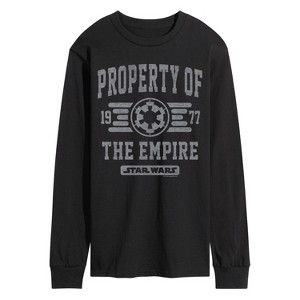 Men's - Star Wars - Property Of Empire Long Sleeve Graphic T-Shirt - 1 of 3
