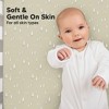 KeaBabies 2pk Soothe Fitted Crib Sheets Neutral, Organic Baby Crib Sheets, Fits Standard Nursery Baby Mattress - 4 of 4