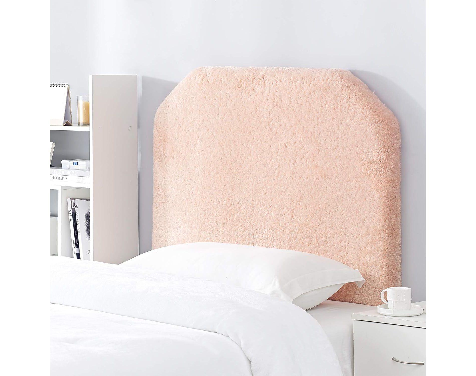 Mo' Cashmere Twin XL Headboard - Plush Elite Peach Rose Quartz
