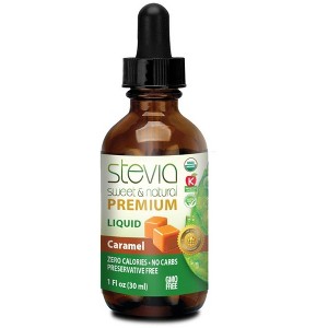 Stevia Sweet & Natural Caramel by Stevia International  -  1 oz Liquid - 1 of 1