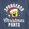 Men's - SpongeBob SquarePants - Christmas Pants Short Sleeve Graphic T-Shirt - 2 of 4