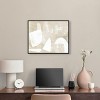 Art Remedy Cream and Ivory Modern Minimal Abstracts Framed - 2 of 4