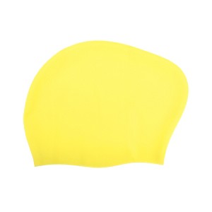 Unique Bargains Women's Silicone Solid Color Swim Cap 1 Pc - 1 of 4