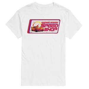 Men's - Disney - Lightning McQueen Speed Shop Short Sleeve Graphic T-Shirt - 1 of 4