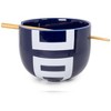 Just Funky My Hero Academia U.A. Japanese Dinner Set | 16-Ounce Ramen Bowl and Chopsticks - 2 of 4