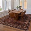 Machine Washable Area Rugs for Living Room, Non-Slip Modern Carpet with Geometric Border for Dining Room & Nursery - 2 of 4