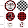 Big Dot of Happiness Flannel Fling Before the Ring - Buffalo Plaid Party Giant Circle Confetti - Bachelorette Party Décor - Large Confetti 27 Count - 2 of 4