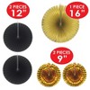 Beistle Assorted Paper & Foil Decorative Fans, Asstd, (10/Pkg) - 4 of 4