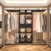 Aheaplus 58"Closet System with 3 Hanging Rods, Shelves, 2 Drawers and Shoe Rack - 2 of 4