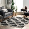 Nuloom Ailey Cotton Diamond Trellis Tassel Indoor Area Rug, Black, 5'x8' - 2 of 4