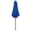 vidaXL Outdoor Parasol with Aluminum Pole 106.3 in.x96.9 in. Azure Blue - 4 of 4