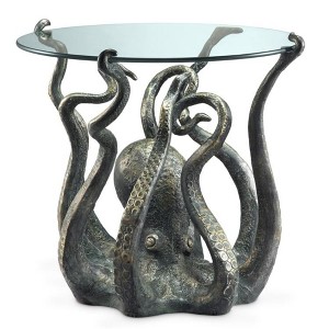 SPI Home Coastal Decor Octopus End Table with Decorative Base - 1 of 1