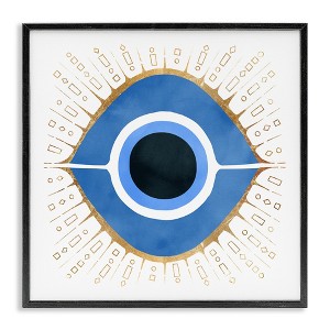 Stupell Industries Abstract Blue Evil Eye Symbol, 24" x 24" - 1 of 4