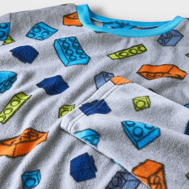 Boys' LEGO Pajama Set with LEGO Classic 90 Years of Cars 30510 - Gray, 3 of 5