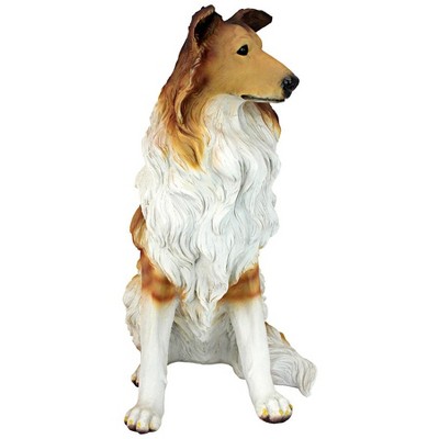 Design Toscano Long-Haired Collie Dog Statue - Multicolored
