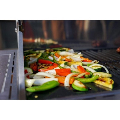 Monument Black Cast Iron Reversible Cooking Plate