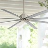 84" Minka Aire Modern Outdoor Ceiling Fan with Remote Control Brushed Nickel Silver Wet Rated for Patio Exterior House Home Porch - 2 of 4