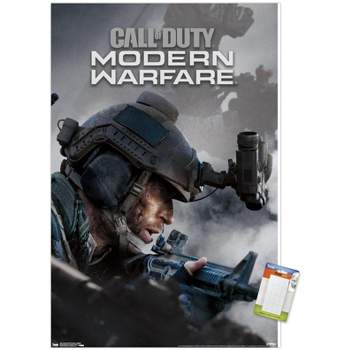 Call of Duty: Modern Warfare 2 - Ghost Emblem Wall Poster with Magnetic  Frame, 22.375 x 34 