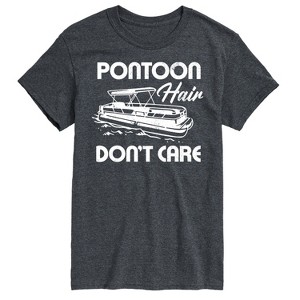 Men's - Instant Message - Pontoon Hair Don't Care Short Sleeve Graphic T-Shirt - 1 of 4