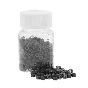 Unique Bargains Fashion Nano Hair Beads Black Purple 500pcs - 1 of 4