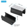 Unique Bargains No Noise Rectangle Furniture Chair Leg Cover with Felt Pad 24 Pcs - 2 of 4