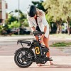 Costway 16" Folding E-Bike Portable Electric Bicycle with Peak 650 W Brushless Motor - 2 of 4