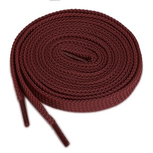 INSPIRE CHIC Double Layer Hollow Thick Flat Shoelaces 2 Pairs - 1 of 4