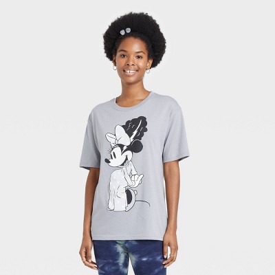 Women's Minnie Mouse Halloween Frankinbride Short Sleeve Graphic T-Shirt - Gray
