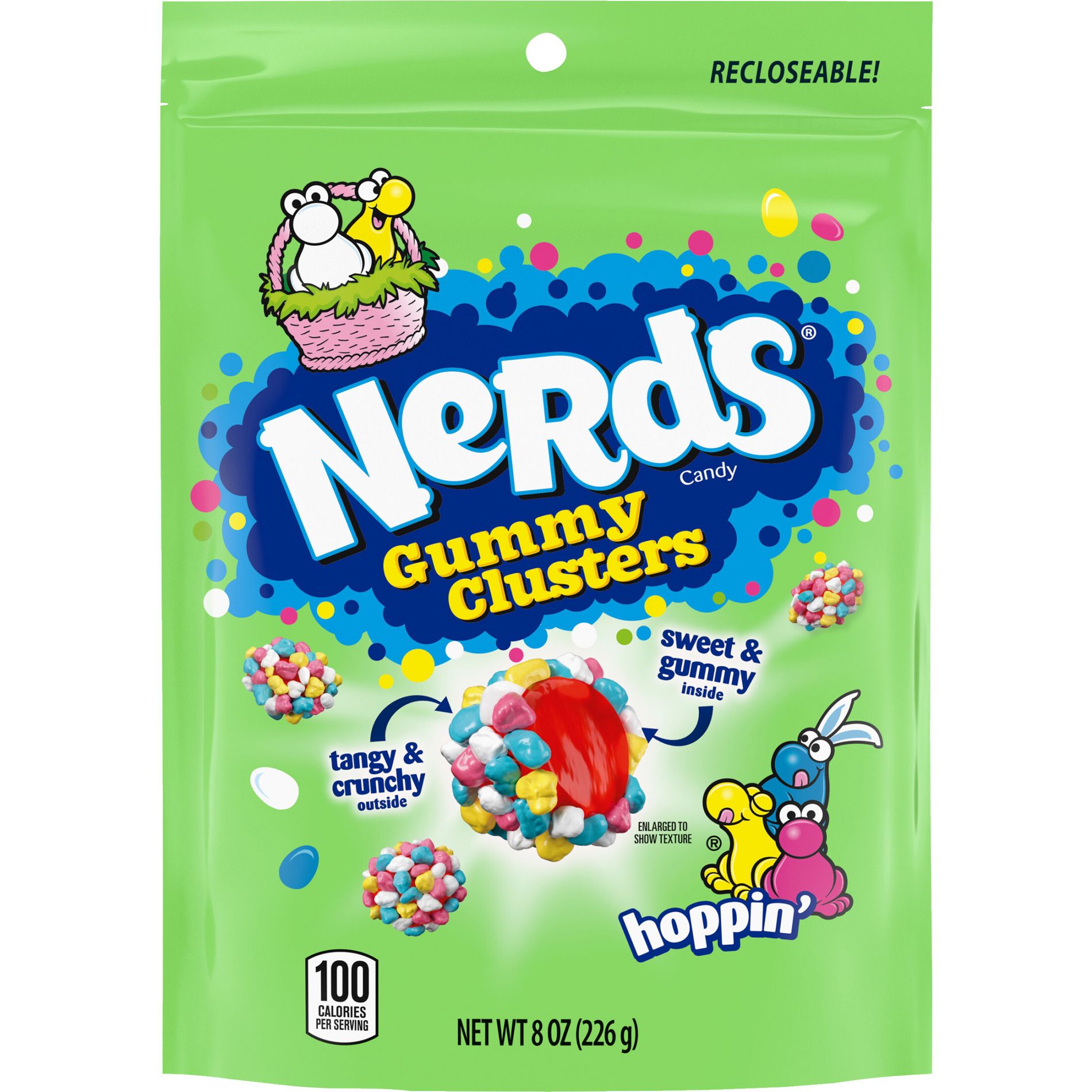 Nerds Easter Candy Hoppin' Gummy Clusters - 8oz