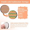 380 Pcs Round Sublimation Earrings Blanks Bulk, Unfinished Heat Transfer Pendant with Hooks & Bags - 3 of 4