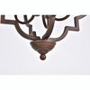 Elegant Lighting Sandara 4 lights pendant in weathered oak - 4 of 4