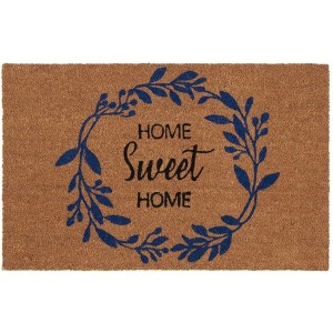 Home Sweet Home Coir DMTS240 Hand Tufted Indoor/Outdoor Door Mat - Natural - 1'-11" x 3' - Safavieh - 1 of 2