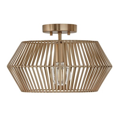 Capital Lighting Kaiya 1 - Light Semi-Flush Mount in  Matte Black
