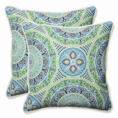 Outdoor/Indoor Delancey Throw Pillow Set of 2 - Pillow Perfect®