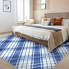 Geometric Machine Washable Rug with Rubber Backing for Living Room Lines Non-Slip Dining Room Rug Easy-Cleaning Floor Carpet for Bedroom Playroom - 2 of 4