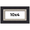 PosterPalooza | Panoramic Embellished Black Picture Frame - UV Acrylic, Foam Board Backing, Hanging Hardware - 2 of 4