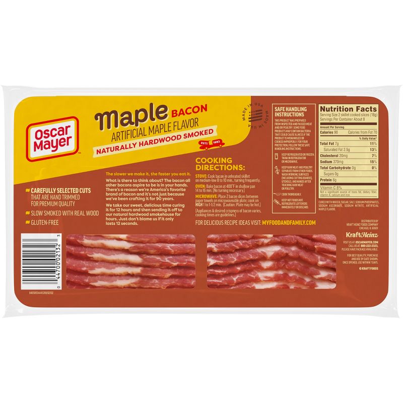 Oscar Mayer Maple Bacon - 1lb, 3 of 11