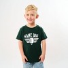 The Juniper Shop Football Game Day Stripes Toddler Short Sleeve Tee - 2 of 3