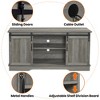 Yaheetech TV Stand wih Storage, 58" Entertainment Center with Sliding Barn Door - 4 of 4