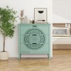 34"H Accent Cabinets For Living Room,Hollow-Carved Cabinet With 3 Drawers,Cabinet Storage Drawers,Cabinet Pantry-Maison Boucle - 3 of 4