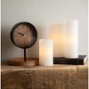 Sullivans 9.75" Wooden Pedestal Desk Clock , Black - 3 of 3