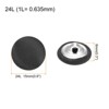 Unique Bargains Blouses Sweater Round Aluminum Cotton Fabric Cloth Covered Buttons 10 Pcs - 2 of 4