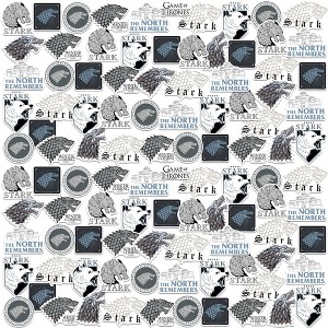 Game of Thrones House Stark 100ct Vinyl Large Deluxe Stickers Variety Pack - 1 of 4